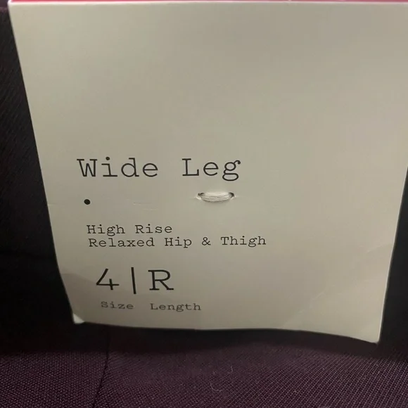 A New Day Woman’s Size 4 Wide Leg High Rise - Picture 2 of 7